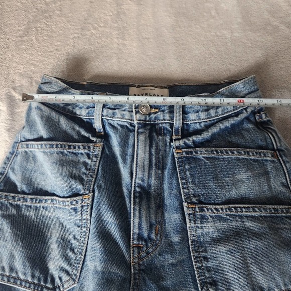 SLVRLAKE Savior High RiseCargo Jeans Size 26 - Picture 11 of 16